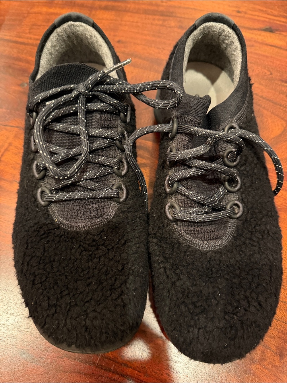 allbirds Men’s Black Wool Runner Mizzles Sherpa
